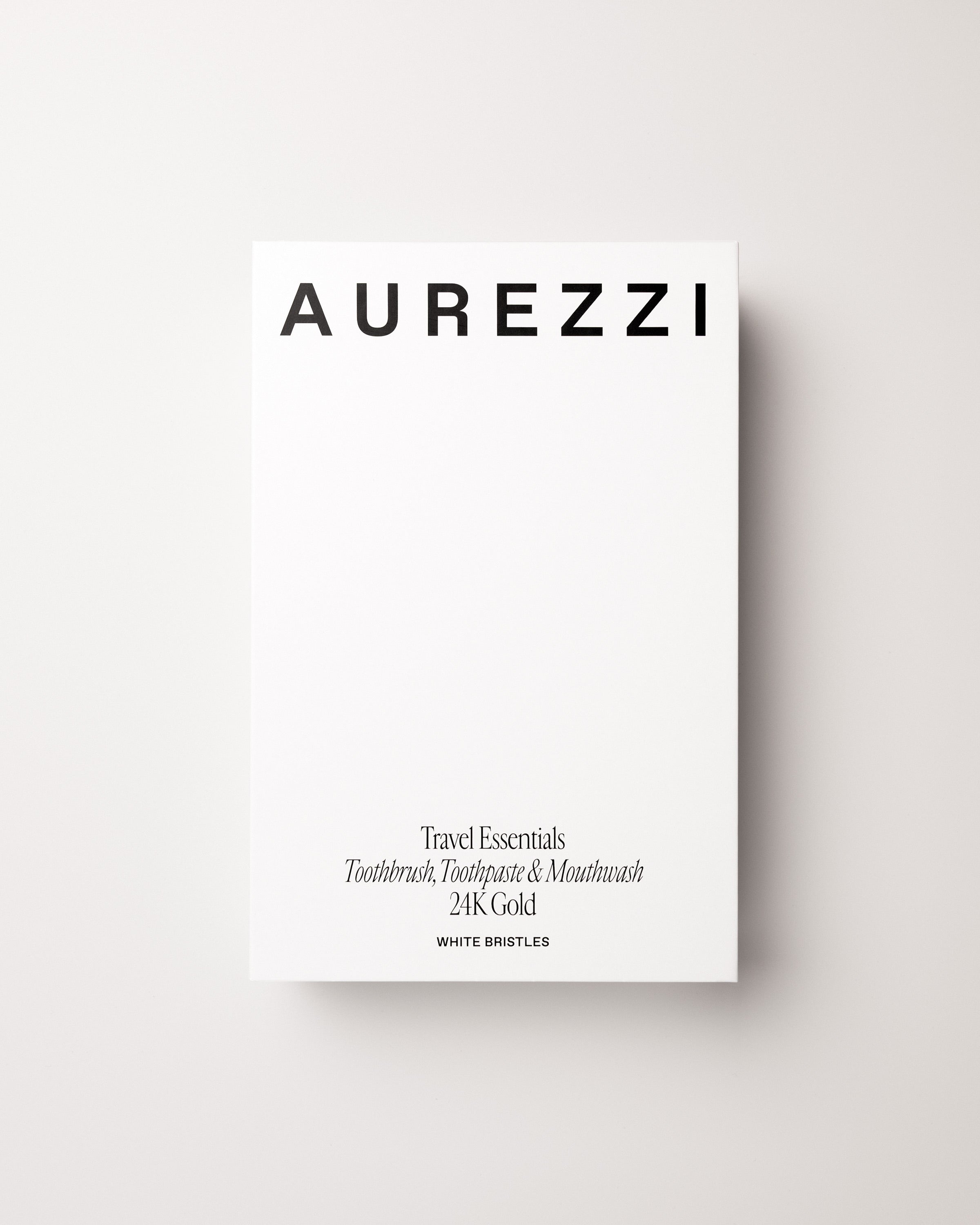 Travel Trio Gold - White Bristles – AUREZZI